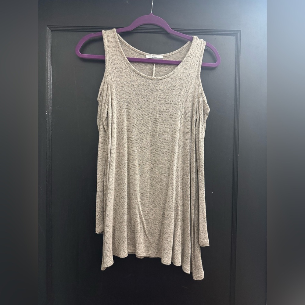 Women’s Acemi Cold Shoulder Tunic Top Shirt Size S